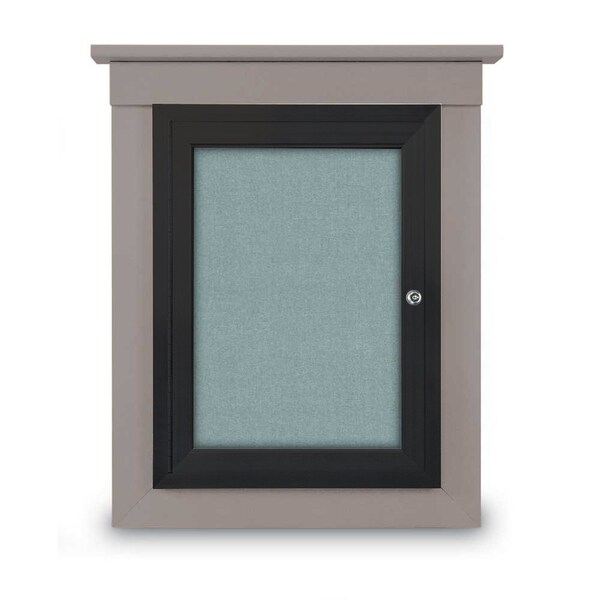 Sliding Glass Enclosed Letterboard, 60"x3